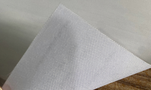 backside of backlit fabric