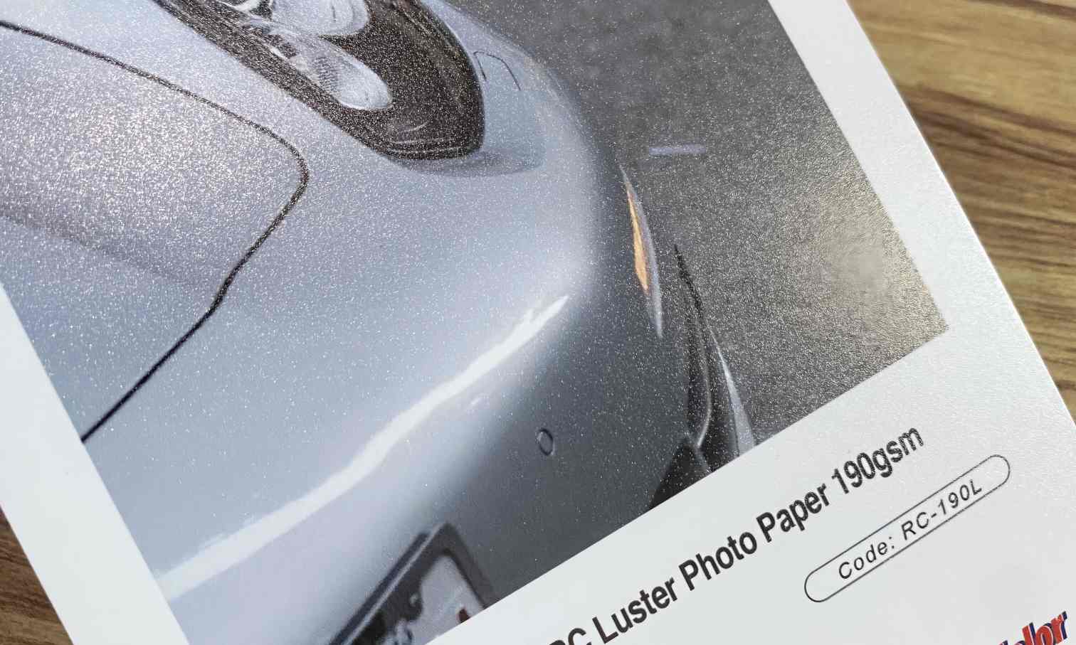 RC luster photo paper