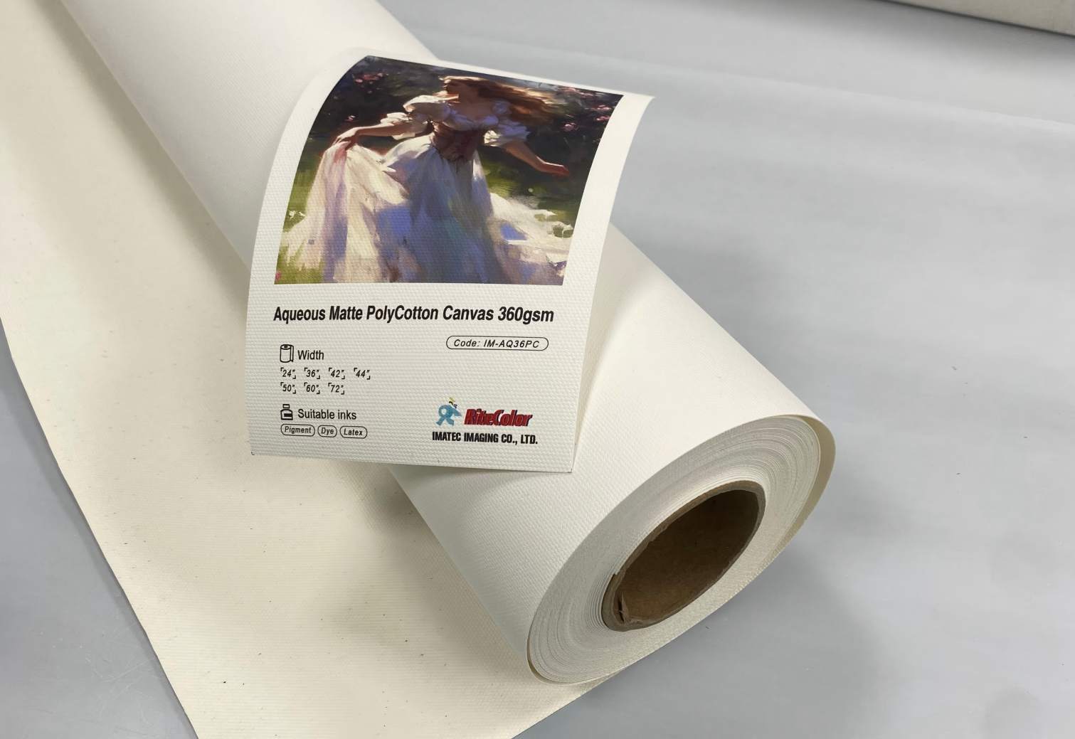 Inkjet Matte PolyCotton Canvas 360gsm