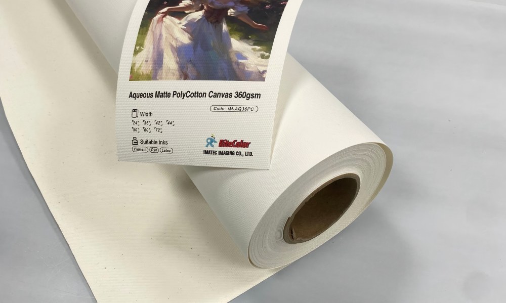inkjet poly cotton canvas