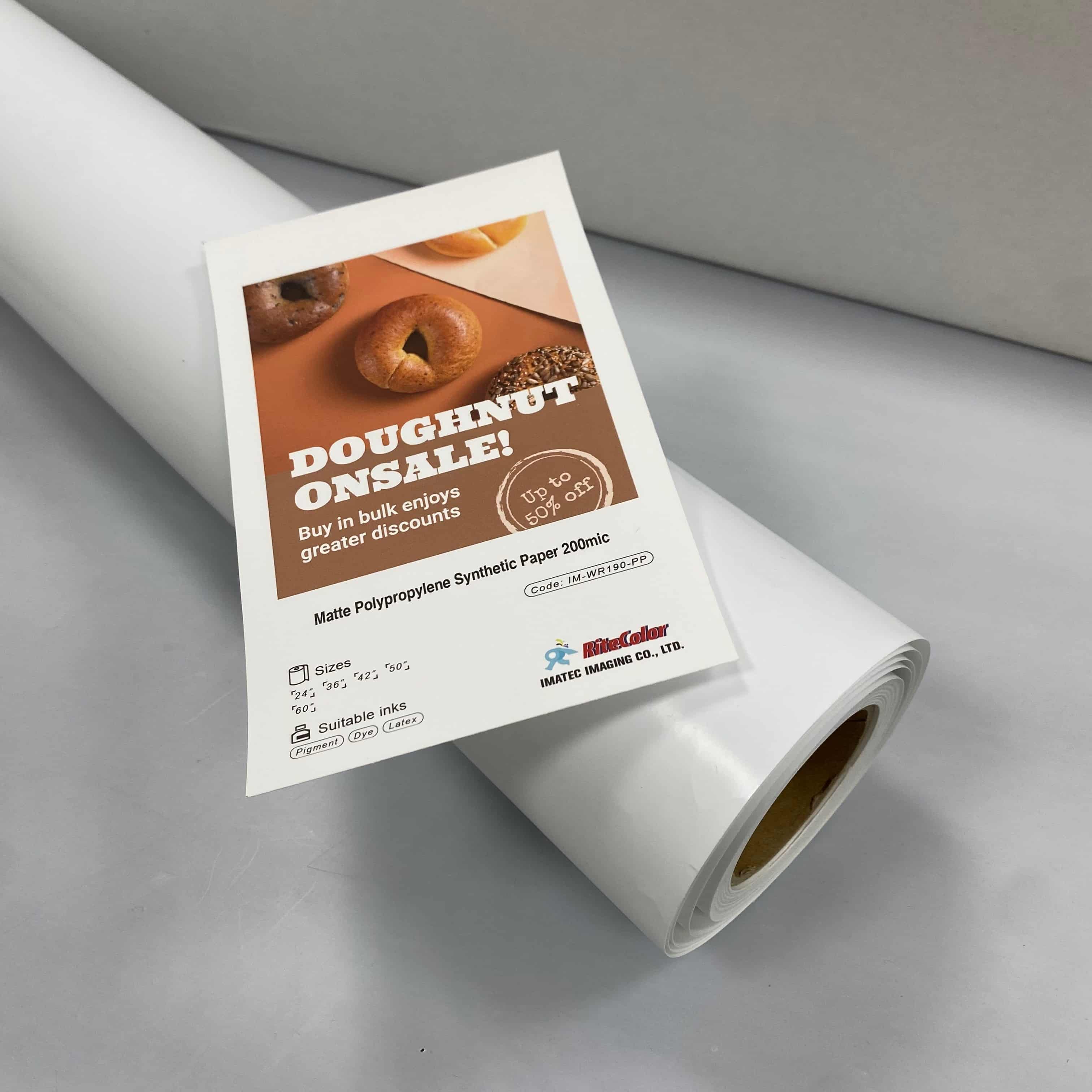 polypropylene synthetic paper